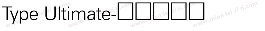 Type Ultimate字体转换